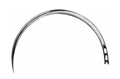 ШОВНА ГОЛКА №G9 КОЛЮЧА 42 mm, Ø 1 mm